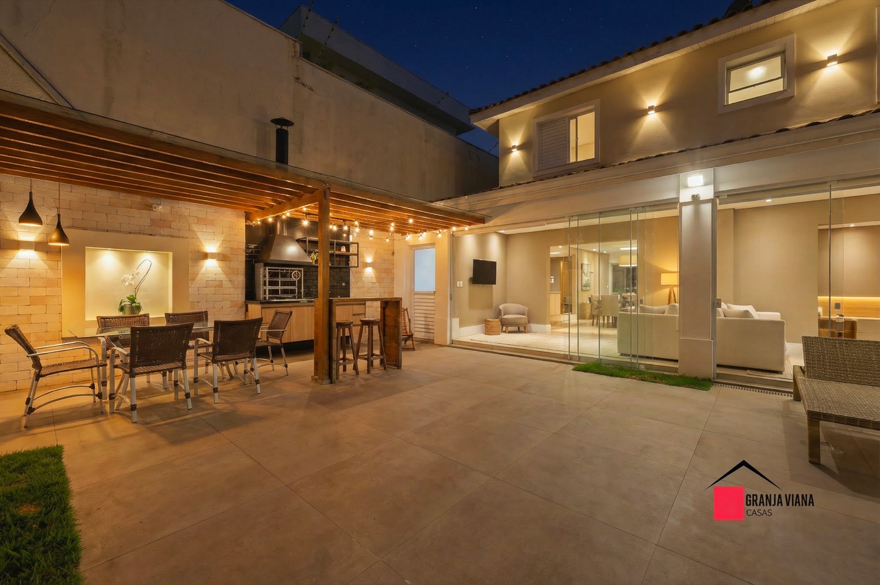 Casa com área gourmet